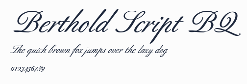 Berthold Script BQ預覽圖