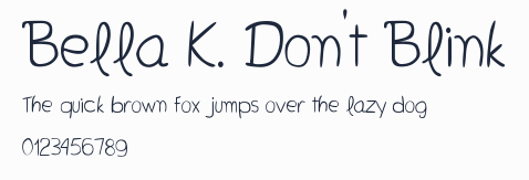 Bella K. Don't Blink預覽圖