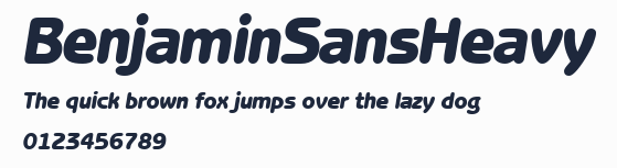 BenjaminSansHeavy預覽圖