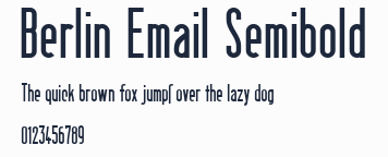 Berlin Email Semibold預覽圖