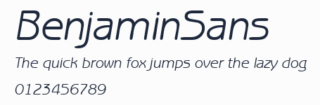 BenjaminSans預覽圖