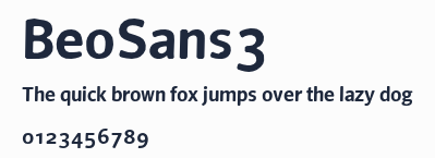 BeoSans3預覽圖