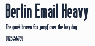 Berlin Email Heavy預覽圖