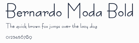 Bernardo Moda Bold預覽圖