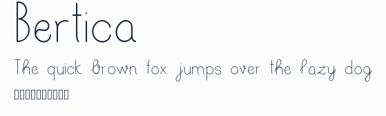 Bertica預覽圖