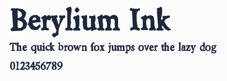 Berylium Ink預覽圖