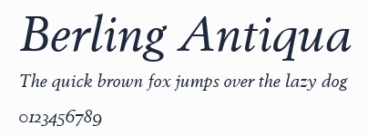 Berling Antiqua預覽圖