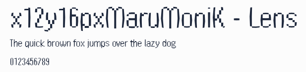 x12y16pxMaruMoniK - Lens預覽圖