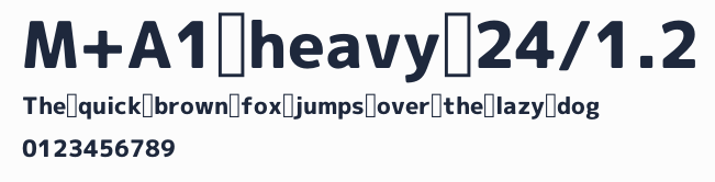 M+A1 heavy 24/1.2預覽圖