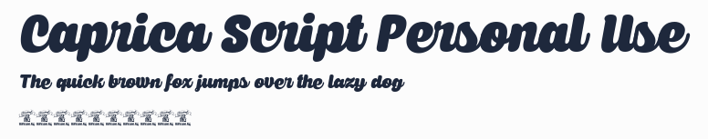 Caprica Script Personal Use預覽圖
