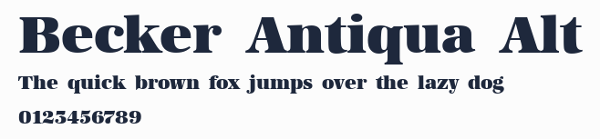Becker Antiqua Alt預覽圖