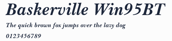 Baskerville Win95BT預覽圖