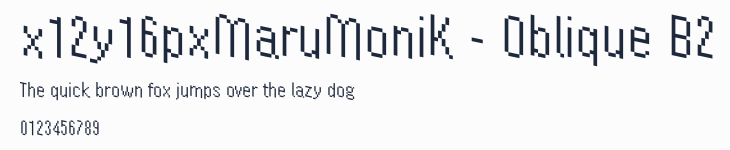 x12y16pxMaruMoniK - Oblique B2預覽圖