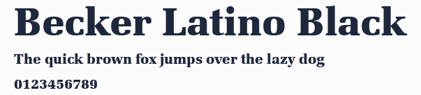 Becker Latino Black預覽圖
