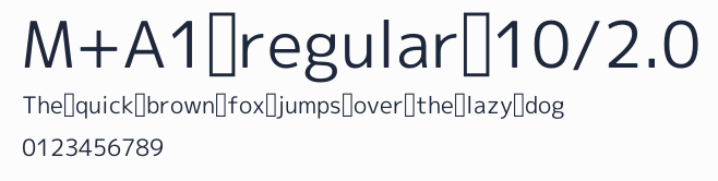 M+A1 regular 10/2.0預覽圖