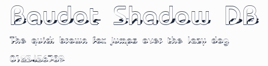 Baudot Shadow DB預覽圖