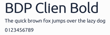 BDP Clien Bold預覽圖