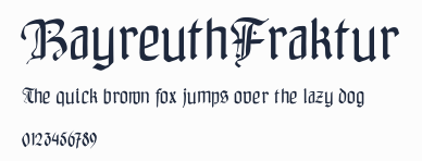BayreuthFraktur預覽圖