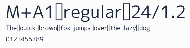 M+A1 regular 24/1.2預覽圖