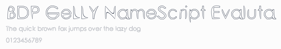 BDP GeLLY NameScript Evaluta預覽圖