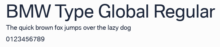 BMW Type Global Regular預覽圖