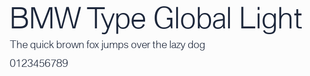 BMW Type Global Light預覽圖