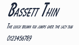 Bassett Thin預覽圖