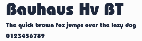 Bauhaus Hv BT預覽圖