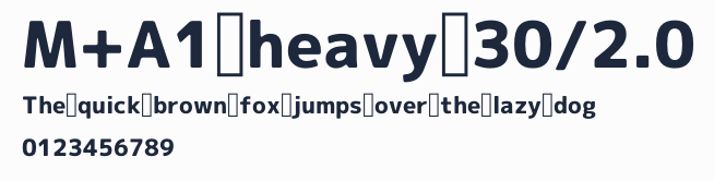 M+A1 heavy 30/2.0預覽圖