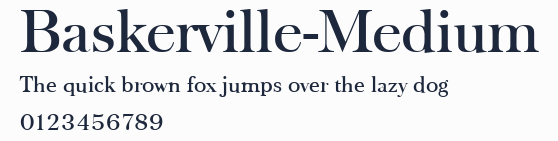 Baskerville-Medium預覽圖