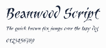 Beanwood Script預覽圖
