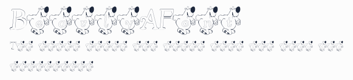 BearlyAFont預覽圖