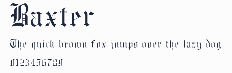 Baxter預覽圖