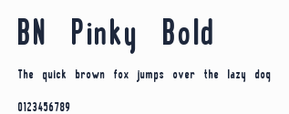 BN Pinky Bold預覽圖
