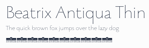 Beatrix Antiqua Thin預覽圖