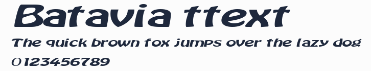Batavia ttext預覽圖