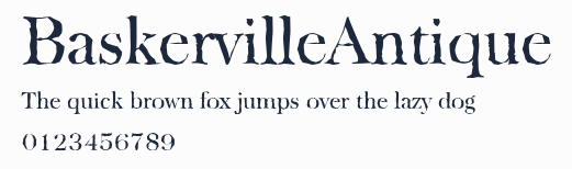 BaskervilleAntique預覽圖