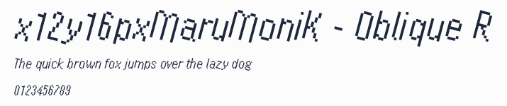 x12y16pxMaruMoniK - Oblique R預覽圖
