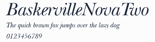 BaskervilleNovaTwo預覽圖