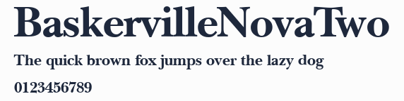 BaskervilleNovaTwo預覽圖