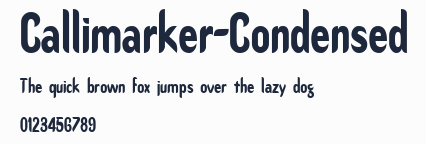 Callimarker-Condensed預覽圖