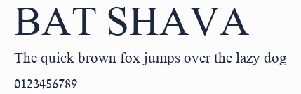 BAT SHAVA預覽圖