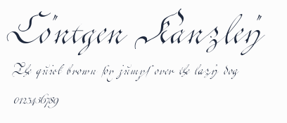 Cöntgen Kanzley預覽圖