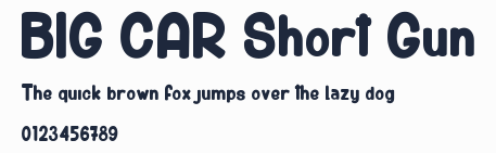 BIG CAR Short Gun預覽圖