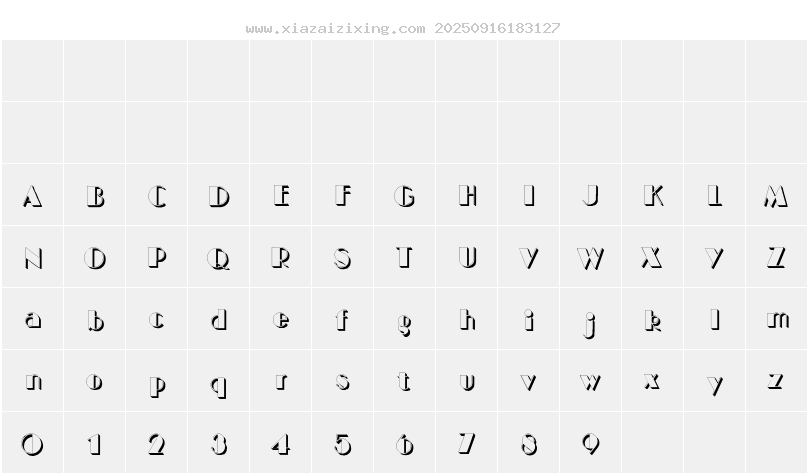 字符映射圖