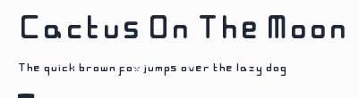 Cactus On The Moon預覽圖