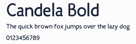 Candela Bold預覽圖