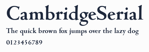 CambridgeSerial預覽圖