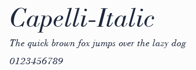 Capelli-Italic預覽圖