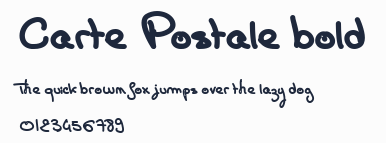 Carte Postale bold預覽圖